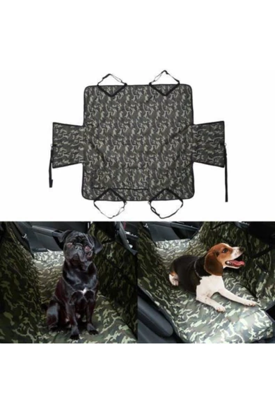 Kamuflaj Desenli Araba Koltuk Örtüsü - 2
