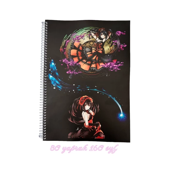 ANİMELİ DEFTER SETİ,ANİME KARAKTERLİ DEFTER,DEFTER - 2