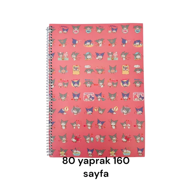 KUROMİ DEFTER SETİ,KUROMİ ÇİZGİLİ DEFTER,KARELİ DEFTER - 2