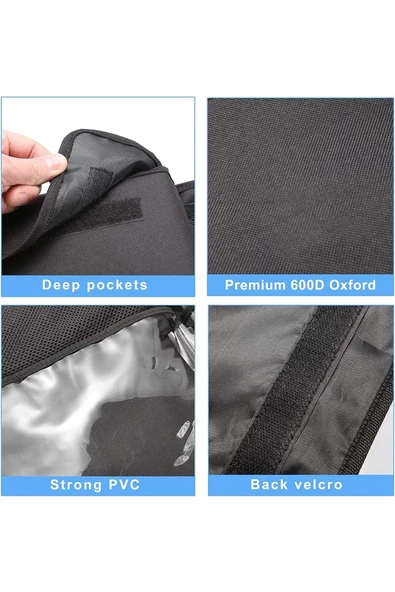 Highconcept Araç 8 Cepli Bagaj Çantası Koltuk Arkası Organizer Eşya Düzenleyici - Resim 5