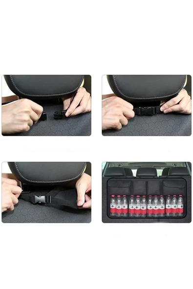 Bagaj Düzenleyici Araç Içi Bagaj Eşya Düzenleyici Oto Bagaj Organizer 8 Cepli Fileli ürün görseli