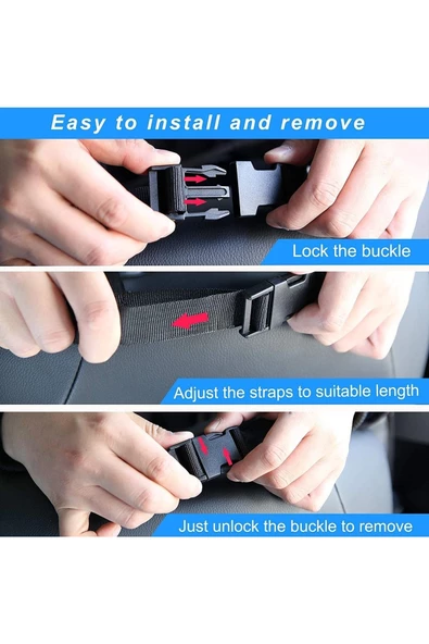 Oto Araç Bagaj Organizeri Asmalı Alet Eşya Çantası 8 Cepli - Resim 3