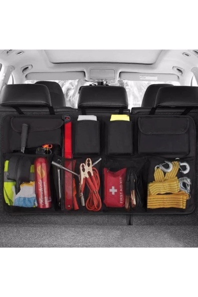 Newstyle Araç Bagaj Çantası Araç Koltuk Arkası Organizer Oto Bagaj Çantası - Resim 4