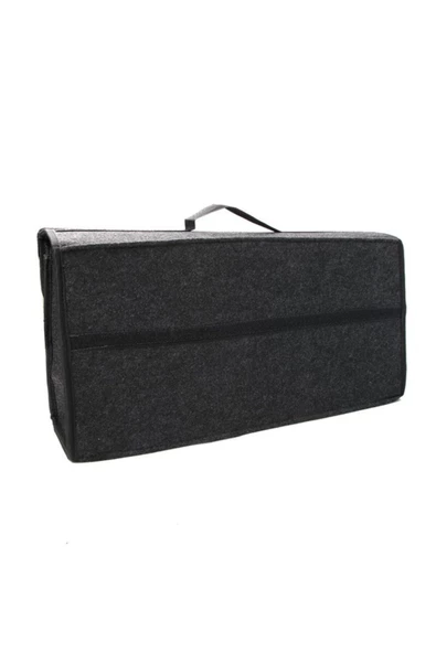 2 Adet Araba Keçe Çanta Oto Bagaj Çantası Araç Alet Çantası Araba Içi Katlanabilir Organizer Çanta - Resim 3