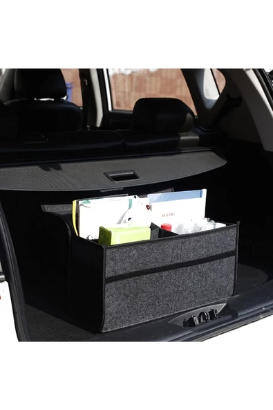 Araba Araç Oto Içi Bagaj Çantası Kutusu Düzenleyicisi Organizer - Resim 3