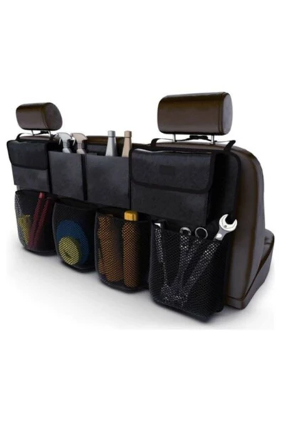 Araç Konfor Paketi Bel Minderi Bagaj Düzenleme Koltuk Arkası Organizer Bagaj Çantası - Resim 5