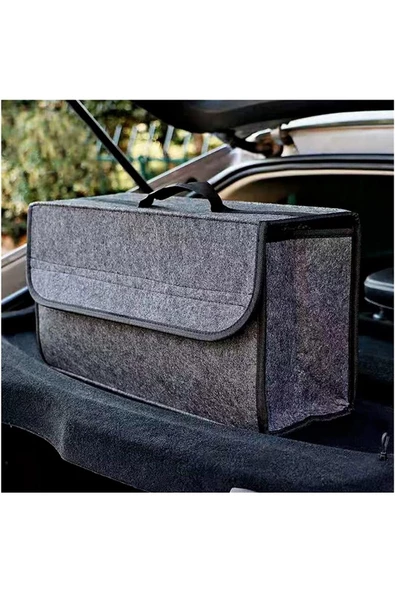 Oto Bagaj Çantası Keçe Bagaj Düzenleyici Organizer Toparlayıcı Bagaj Organizeri - Resim 2