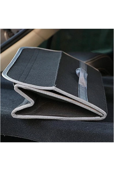 Oto Bagaj Düzenleyici Araç Içi Organizer Keçe Bagaj Eşya Çantası Organizer - Resim 5
