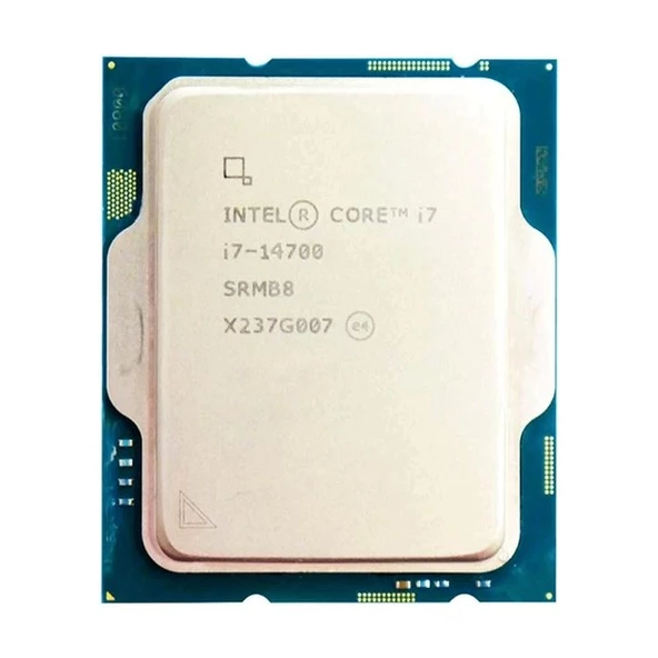 INTEL CORE i7 14700 61MB 12çekirdekli O/B UHD 1700p 65w Kutusuz+Fansız