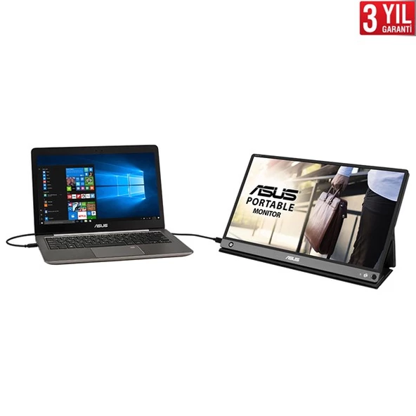 ASUS 15.6" IPS MB16AHP 60Hz TYPE-C EV Ofis Tipi Monitör (1920 X 1080) Outlet (Kutu Açık) - 4