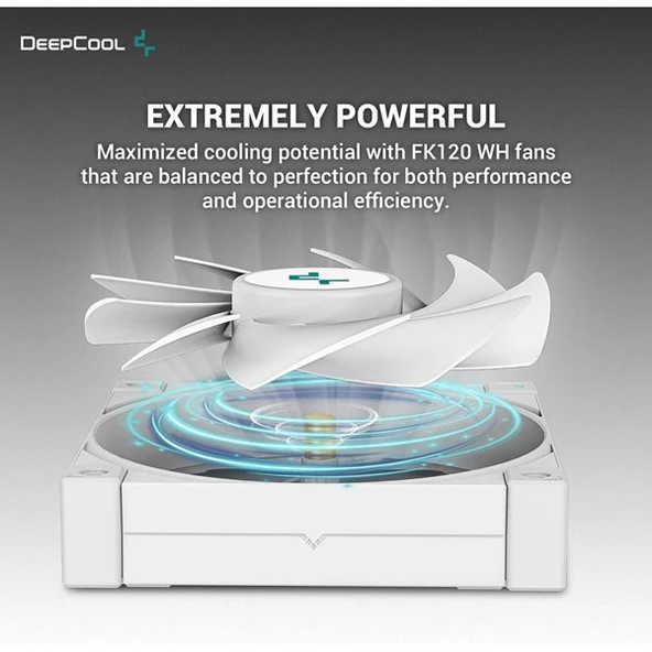 DEEPCOOL 240MM LT520-WH ARGB AM5-1700P SIVI SOĞUTMALI İŞLEMCİ FANI BEYAZ - Resim 3