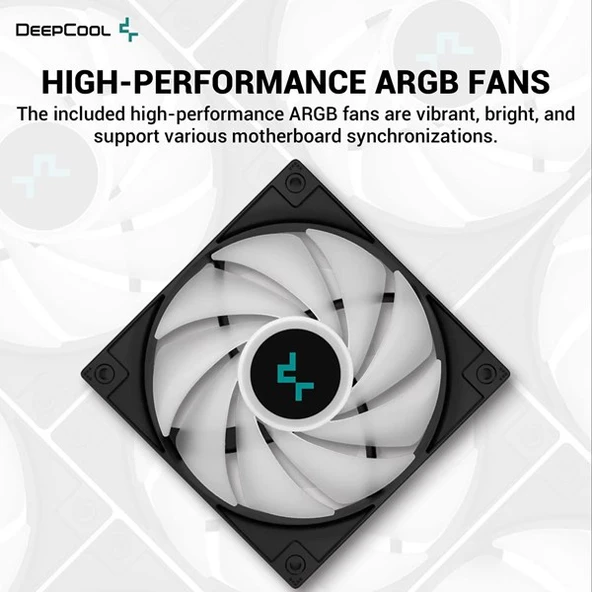 DEEPCOOL 240MM LE520 ARGB AM5-1700P SIVI SOĞUTMALI İŞLEMCİ FANI - Resim 5