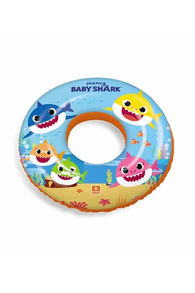 Baby Shark Simit 50 cm, Çocuk Deniz Simidi - Mavi Su Dünyası
