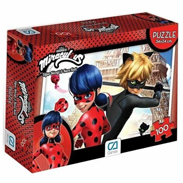 Ca Oyun Miraculous Puzzle 100 Parça