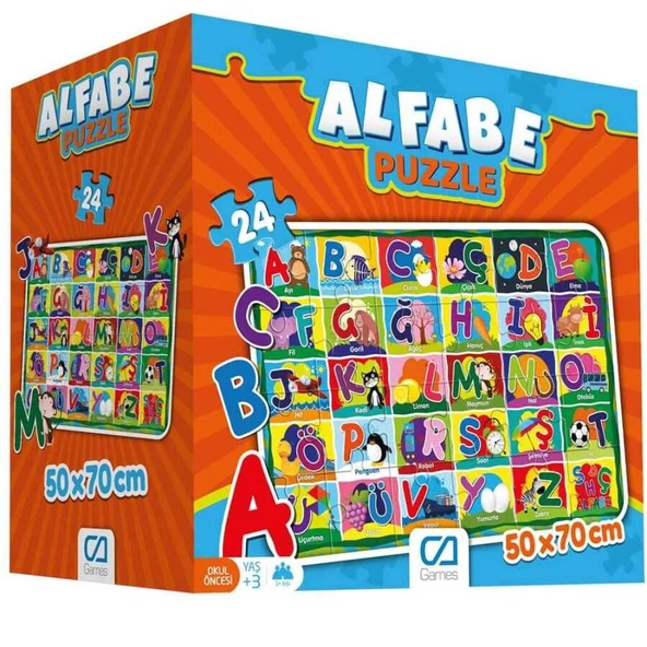 Ca Puzzle Alfabe Eğitici 5027