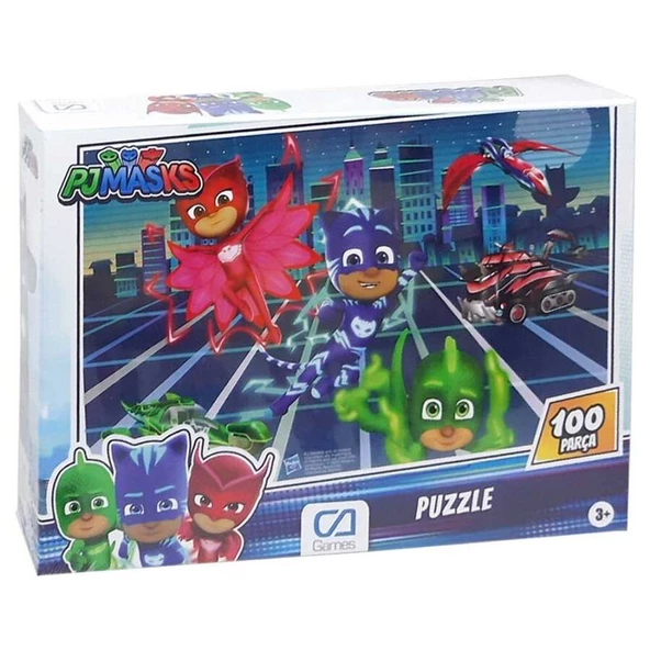 Ca Games Pjmasks 100 Parça Kutulu Puzzle CA.5194 Pjmasks Çizgi Film Puzzle