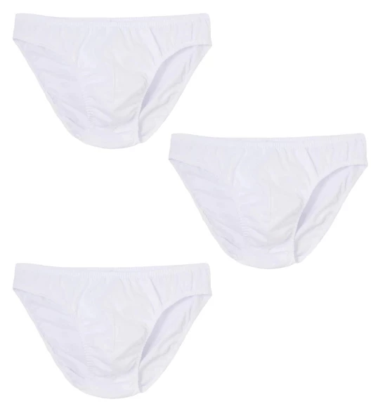 3 Adet Erkek % 100 Pamuk Önyıldız Kom Slip - 4