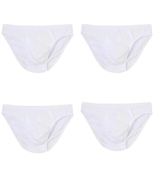 4 Adet Erkek % 100 Pamuk Önyıldız Kom Slip - 6