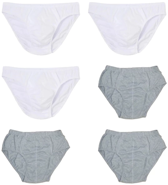 6 Adet Erkek % 100 Pamuk Önyıldız Kom Slip