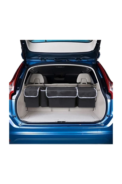 Purse Araç Içi Bagaj Organizer 4 Cepli Oto Koltuk Arkası Eşya Düzenleyici Toplayıcı Çanta - Resim 2