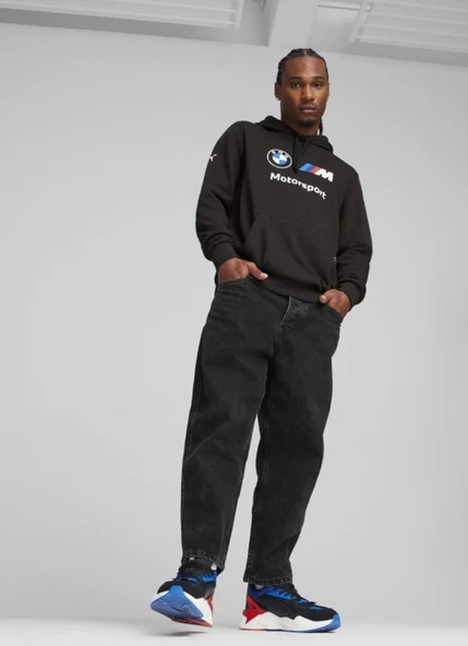 Puma 624162-01 BMW MMS ESS Hoodie FT Erkek Kapüşonlu Sweatshirt - Resim 6