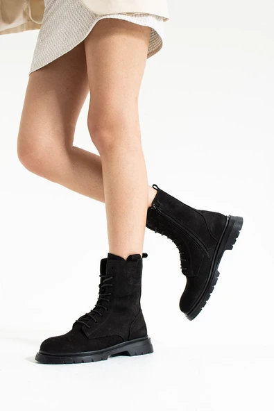 Hammer Jack 102-22730-Z Paulına Hakiki Deri Uzun Postal Kadın Bot - Resim 3