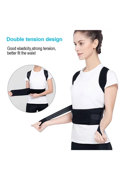 Dik Durus Korsesi Dik Durmaya Yardımcı Ortopedik Korse Manyetik Korse - Resim 3