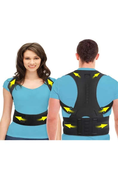 Manyetik Dik Duruş Korsesi Unisex Mıknatıslı Sırt Korsesi ürün görseli 1