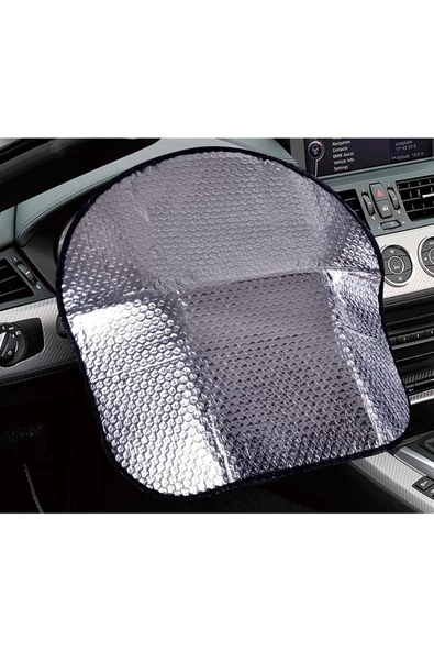 Oto Direksiyon Güneşliği Araç Araba Direksiyon Kılıfı Koruma Örtüsü Güneşlik Gölgelik ürün görseli