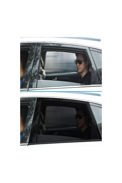 Araba Yan Cam Perdesi Oto Arka Perde Araç Güneşlik Gölgelik Bebek Çocuk Bebe Örtü Cam Çorabı Filmi - Resim 3