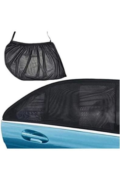 2 Adet Araç Arka Yan Cam Güneşlik Perdesi  Araba Cam Filmi Örtüsü Kılıf Araba Güneş Önleyici - Resim 5