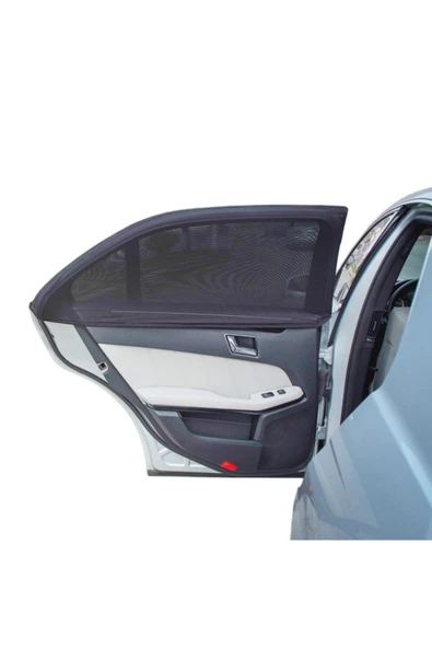 2 Adet Oto Araba Yan Cam Güneşlik Araç Yan Cam Güneş Perdesi Çocuk Koruma Perdesi - Resim 4