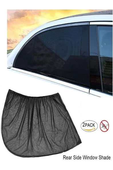 2araba Araç Oto Yan Cam Güneşlik Örtü Perde Kılıf Güneşliği Araba Anne Bebek Emzirme Perdesi - Resim 4