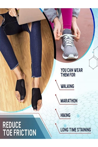 Halluks Valgus Gece Ateli Ayak Baş Parmak Kemik Çıkıntısı Düzeltici Bunyon Tedavisi - 5