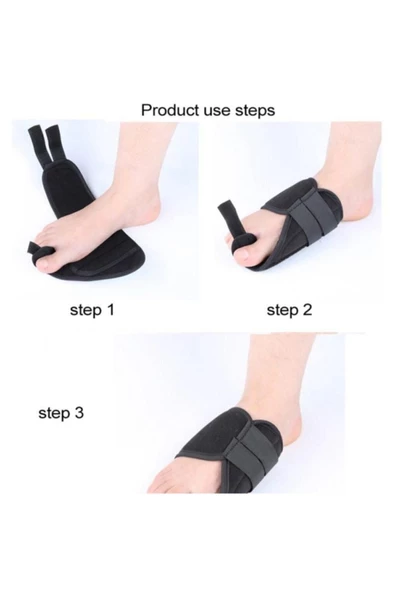 Medikal Ortopedik Halluks Valgus Gece Ayak Başparmak Ateli Ayak Başparmak Kemik Düzeltici - 4