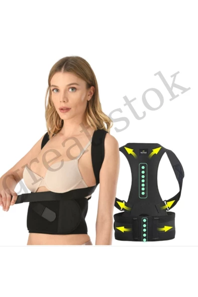 Unisex Kamburluk Önleyici Sporcu Dik Duruş Korsesi Çapraz Profesyonel Korse Medikal Ortopedik Korse ürün görseli