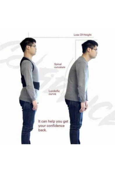Medikal Omuz Korsesi Dik Duruş Korsesi Ortobedik Sırt Korsesi Posturex Dik Duruş Korsesi Yeleği - Resim 8
