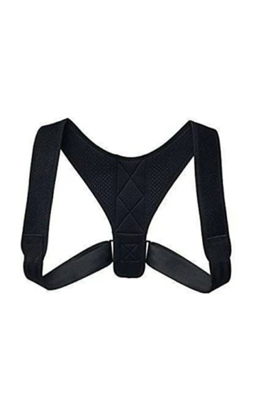 Unisex Siyah Yeni Nesil Dik Duruş Korsesi Kamburluk Önleyici Terletmez Korse Çapraz Korse - Resim 4