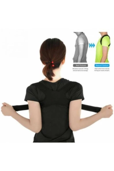 Medikal Omuz Korsesi Dik Duruş Korsesi Ortobedik Sırt Korsesi Posturex Dik Duruş Korsesi Yeleği - Resim 3