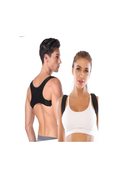 Unisex Yeni Nesil Fitness Yoga Pilates Sporcu Korsesi Dik Duruş Korsesi - Resim 3