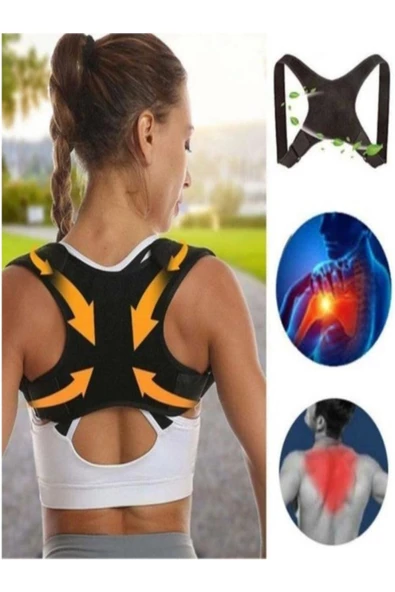 Unisex Yeni Nesil Fitness Yoga Pilates Sporcu Korsesi Dik Duruş Korsesi ürün görseli 1