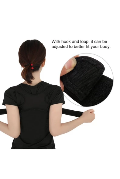 Bayan Erkek Dik Duruş Korsesi Bel Sırt Korse - Resim 6