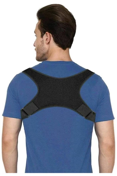 Kadın Siyah Ortopedik Dik Duruş Korsesi Bel Sırt Omuz Kamburluk Korsesi - Resim 5