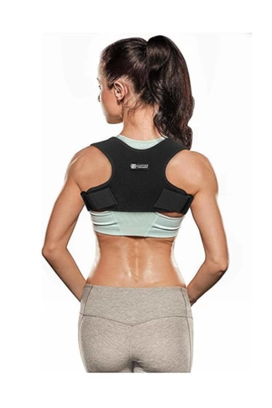 Ortopedik Çapraz Dik Duruş Aparatı Belsırt Omuz Kamburluk Korsesi - Resim 8