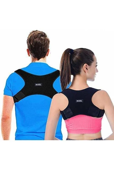 Ortopedik Çapraz Dik Duruş Aparatı Belsırt Omuz Kamburluk Korsesi - Resim 2