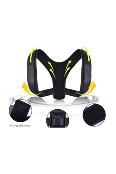 Yeni Nesil Kamburluk Önleyici Ayarlanabilir Dik Durma Korse - Resim 2