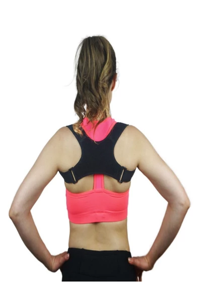 Unisex Yeni Nesil Fitness Yoga Pilates Sporcu Korsesi Dik Duruş Korsesi - Resim 2