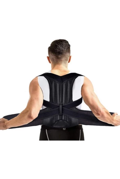 Medikal Unisex Çift Balenli Dik Duruş Korsesi Kifoz Skolyoz Korsesi Omuz Sırt Bel Korsesi ürün görseli 1