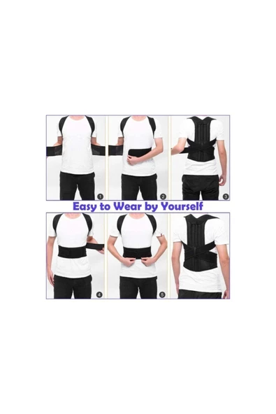 Balenli Bel Sırt Korsesi Dik Duruş Korsesi Dik Durma Korse - Resim 5