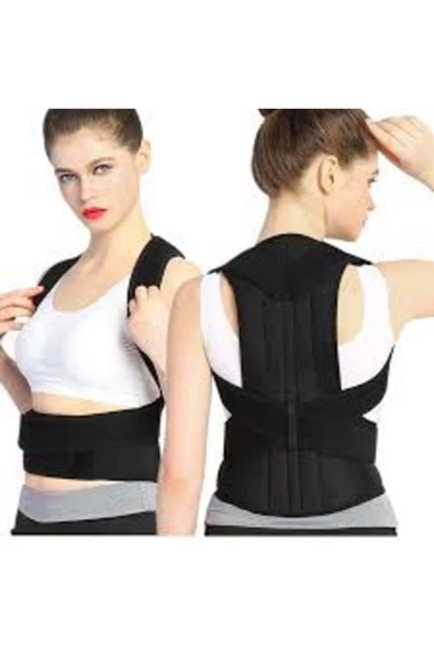 Balenli Dik Duruş Korsesi Kamburluk Önleyici Sırt Bel Korse Yelek - Resim 3